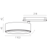 Светильник для трековой системы LIGHTSTAR ALTA PRO A5636DALI
