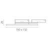 Светильник отраженного света LIGHTSTAR LINEA 236131Q